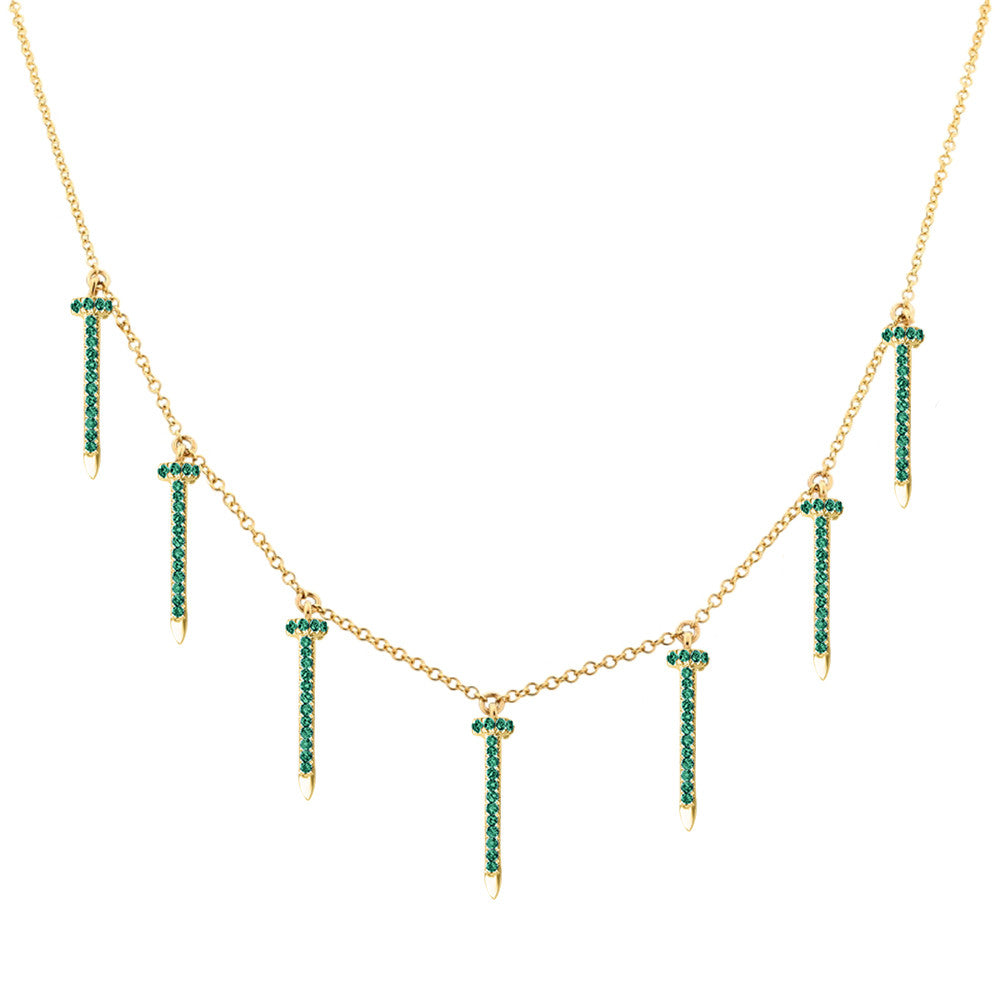 Nailed (Emerald) Necklace